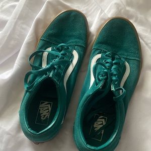 Vans shoes, size 12, low tops, teal